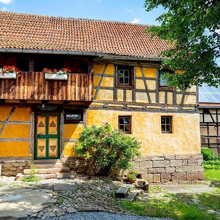 Wohnen Im Denkmal Apartment Gumperda Bagian luar foto