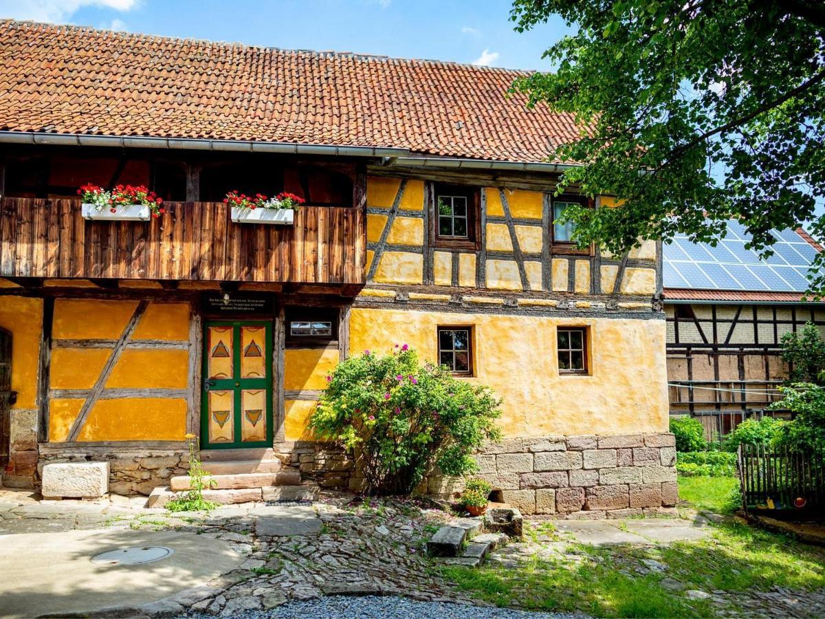 Wohnen Im Denkmal Apartment Gumperda Bagian luar foto